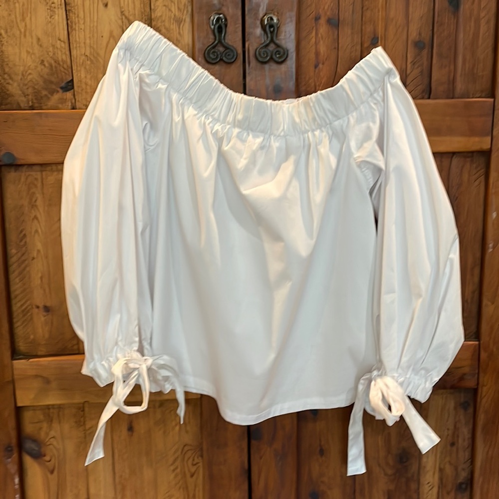 7 For All Mankind Off Shoulder Top